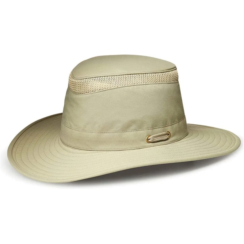 Like New 99$ Tilley LTM6 Unisex Airflo Hat - Adult - 7 1/8 MEDIUM / Khaki Olive